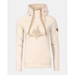 Damska bawełniana bluza z kapturem Kilpi NEA-W. Brązowe bluzy damskie Kilpi, bez wzorów, z bawełny, sportowe, bez ramiączek, z kapturem. Za 318.77 zł.