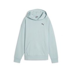 Bluza sportowa damska Puma Better Essentials. Niebieskie bluzy damskie Puma, na zimę, s, bez wzorów, z materiału, sportowe, bez ramiączek, bez kaptura. Za 333.00 zł.