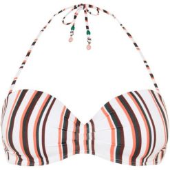 Góra od bikini Beachlife Heat Wave. Białe stroje kąpielowe damskie Protest, l, bez wzorów, z materiału. Za 87.49 zł.