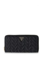 Guess Portfel Stacey Slg SWGG97 41146 Czarny. Czarne portfele damskie Guess, ze skóry. Za 294.99 zł.