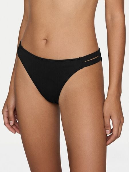 Roxy Dół od bikini Solid Essentials ERJX405186 Czarny. Czarne bikini Roxy, m, bez wzorów, z syntetyku. Za 79.99 zł.