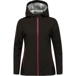 Damska kurtka Loap Ulvana czarna. Czarne kurtki sportowe damskie LOOP, bez wzorów, bez ramiączek, z kapturem, trekkingowe. Za 319.99 zł.