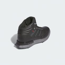Buty S2g RAIN.RDY Golf. Czarne swetry męskie Adidas, s, bez wzorów, z materiału, klasyczne, bez kołnierzyka, bez ramiączek. Za 599.00 zł.