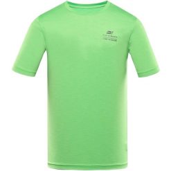 Męska koszulka sportowa Alpine Pro Basik 2XL - Oddychająca bawełna. Zielone koszulki sportowe męskie Alpine Pro, m, bez wzorów, z bawełny, bez ramiączek, trekkingowe. Za 147.99 zł.