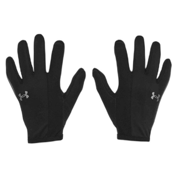Rękawiczki do biegania męskie Under Armour Storm Run Liner. Czarne rękawiczki męskie Under Armour, bez wzorów. Za 91.10 zł.