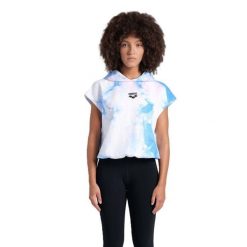 Bluza damska sportowa trening z kapturem Arena Hooded Sleeveless. Białe bluzy damskie ARENA, bez wzorów, sportowe, bez ramiączek, z kapturem. Za 169.99 zł.