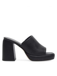JENNY Klapki WYL3802-3 Czarny. Czarne klapki damskie Jenny, bez wzorów, z syntetyku, bez obcasa, bez zapięcia. Za 139.99 zł.