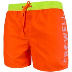 Szorty kąpielowe Crowell Fluo. Brązowe kąpielówki męskie Crowell, l, bez wzorów. Za 57.90 zł.
