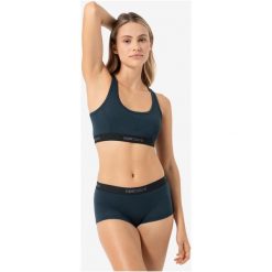 Biustonosz sportowy damski SUPER.NATURAL Tundra 220 Semplice Bra. Niebieskie bielizna sportowa damska super.natural, xs, bez wzorów. Za 169.99 zł.