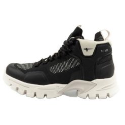 Buty trekkingowe Tamaris Active 1-25207-30 032 czarne. Czarne obuwie trekkingowe damskie z materiału, bez zapięcia. Za 328.84 zł.