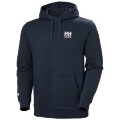 Bluza z kapturem Helly Hansen Shoreline. Niebieskie bluzy męskie Helly Hansen, m, bez wzorów, bez ramiączek, z kapturem. Za 416.00 zł.