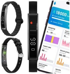SMARTWATCH WATCH ZEGAREK SPORTOWY SMARTBAND WODOODPORNY PULSOMETR SPORT ANDROID IOS B3. Zegarki smartwatch Diaway, bez wzorów. Za 139.99 zł.