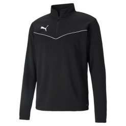 Bluza piłkarska męska Puma teamRISE 1 4 Zip Top. Białe bluzy męskie Puma, m, bez wzorów, sportowe, bez ramiączek, bez kaptura. Za 185.89 zł.
