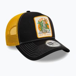 Czapka z daszkiem New Era Summer Patch Trucker. Czarne czapki damskie New Era, na zimę, bez wzorów. Za 129.99 zł.