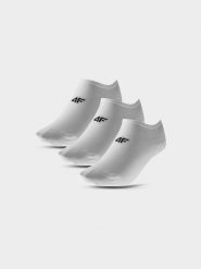 4F Skarpetki casual stopki (3-pack) męskie - białe 39-42. Białe skarpety męskie 4F, bez wzorów, z bawełny. Za 44.99 zł.