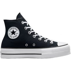 Trampki Converse Chuck Taylor All Star Lift Hi, Kobiety. Czarne trampki i tenisówki damskie Converse, bez wzorów, bez zapięcia. Za 490.00 zł.