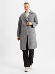Opus Płaszcz - Hannie Kobiety szary, 40. Szare płaszcze damskie Opus, bez wzorów, eleganckie, bez kołnierzyka, bez kaptura. Za 479.95 zł.