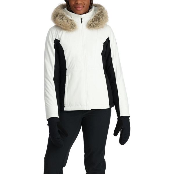 Kurtka narciarska damska Spyder Vida. Białe kurtki sportowe damskie Spyder, na zimę, xl, bez wzorów, bez ramiączek, bez kaptura, narciarskie. Za 1,699.00 zł.