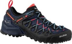 Buty trekkingowe damskie Salewa Wildfire Edge Gtx granatowe r. 38.5. Obuwie trekkingowe damskie Salewa, bez zapięcia. Za 793.99 zł.