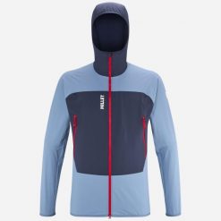 Kurtka softshell męska Millet Fusion XCS Hoodie M active fit. Niebieskie kurtki męskie Millet, m, bez wzorów, z softshellu, sportowe, bez kaptura. W wyprzedaży za 564.15 zł.