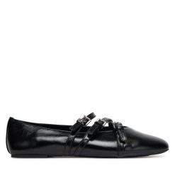 Baleriny MICHAEL Michael Kors. Czarne balerinki damskie MICHAEL Michael Kors, bez wzorów, bez obcasa, bez zapięcia. Za 499.99 zł.