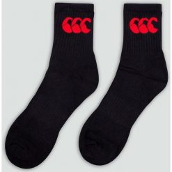 Zestaw 3 skarpet Canterbury Crew. Czarne skarpety męskie CANTERBURY, bez wzorów. Za 150.00 zł.