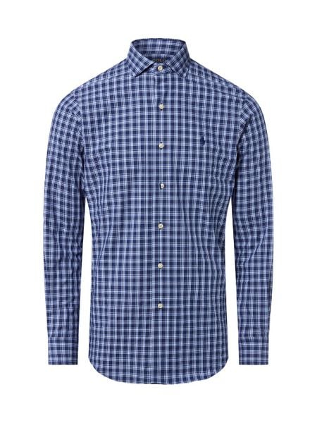 Polo Ralph Lauren Męska koszula casual Mężczyźni Comfort Fit Bawełna niebieski w kratkę, XXL. Niebieskie koszule męskie Polo Ralph Lauren, m, bez wzorów, z bawełny, casualowe, bez kołnierzyka, bez ramiączek. Za 699.95 zł.