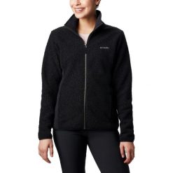 Damski sweter polarowy Columbia Panorama Full Zip. Brązowe swetry nierozpinane damskie Columbia, m, bez wzorów, z polaru, sportowe, bez kołnierzyka, bez ramiączek. Za 409.00 zł.