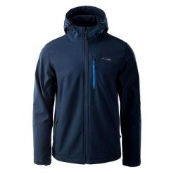 Kurtka Softshellowa Męska Ifar II. Niebieskie kurtki męskie ELBRUS, m, bez wzorów, z softshellu, bez kaptura, trekkingowe. Za 300.99 zł.