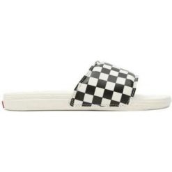 Klapki Vans Model Vn0a5hfer6r1 Kolor Biały. Białe klapki damskie Vans, bez wzorów, z materiału, sportowe, bez obcasa, bez zapięcia. Za 213.00 zł.