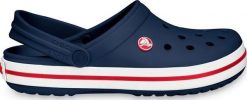 Crocs Klapki Crocs Crocband 11016 410 granatowe 38-39. Klapki damskie Crocs, bez wzorów, sportowe, bez obcasa, bez zapięcia. Za 224.55 zł.