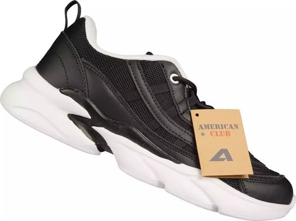 American Club Damskie buty sportowe American Club DFH-30BL 39. Obuwie sportowe damskie American CLUB, bez wzorów, bez zapięcia. Za 119.00 zł.