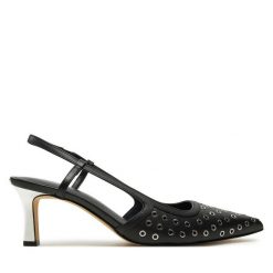 Szpilki MICHAEL Michael Kors. Czarne szpilki damskie MICHAEL Michael Kors, bez wzorów, bez obcasa, na szpilce, bez zapięcia. Za 399.99 zł.