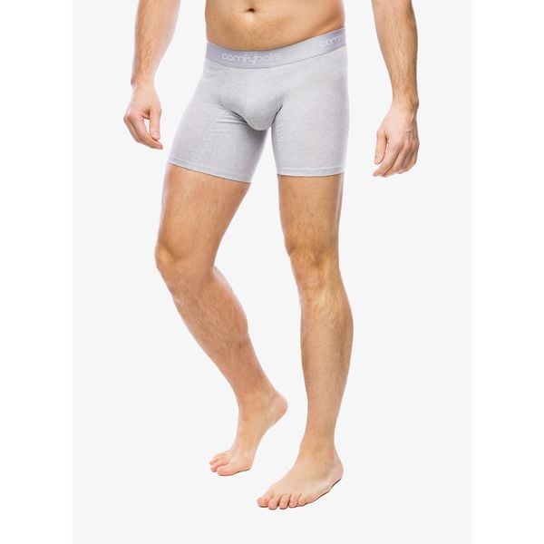 Bokserki termoaktywne Comfyballs Comfycel Long. Szare bokserki męskie COMFYBALLS, bez wzorów. Za 95.99 zł.
