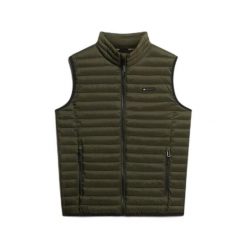 Kurtka bez rękawów Superdry Fuji Lite. Zielone kurtki męskie Superdry, s, bez wzorów, klasyczne, bez kaptura. Za 367.50 zł.