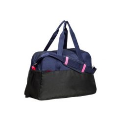 Torba fitness kardio 30l. Niebieskie torby sportowe męskie DOMYOS, bez wzorów, z materiału. W wyprzedaży za 59.99 zł.