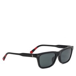 Okulary przeciwsłoneczne Polo Ralph Lauren. Czarne okulary przeciwsłoneczne damskie Polo Ralph Lauren. Za 619.99 zł.