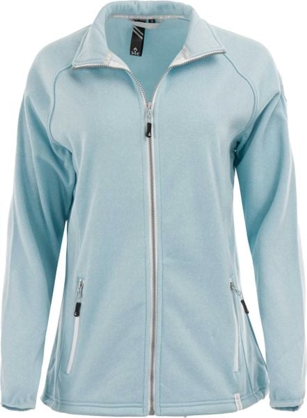 Damska bluza Kjelvik Milou niebieska. Niebieskie bluzy damskie Treksta, na jesień, s, bez wzorów, z materiału, sportowe, bez ramiączek, bez kaptura. Za 101.96 zł.