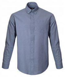 Lekka, Lniano Bawełniana Koszula Męska - Pako Jeans - Niebieska, Prosty Krój. Niebieskie koszule męskie Pako Jeans, l, bez wzorów, z bawełny, casualowe, bez kołnierzyka, bez ramiączek. Za 199.00 zł.