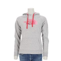 Second life - Bluza damska z kapturem The North Face - Stan bardzo dobry. Szare bluzy damskie The North Face, l, bez wzorów, z materiału, sportowe, bez ramiączek, z kapturem. Za 127.76 zł.