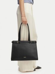 MEXX Torebka EO-MEXX-S-023-09 Czarny. Czarne shopperki damskie Mexx, bez wzorów, ze skóry, bez dodatków. Za 299.99 zł.