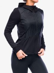Bluza biegowa damska Sensor Infinity Zero Jacket. Czarne bluzy damskie Sensor, m, bez wzorów, z lycry, sportowe, bez ramiączek. Za 483.99 zł.