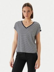 Morgan T-Shirt 261-DIVA Granatowy Regular Fit. Niebieskie t-shirty damskie Morgan, xl, bez wzorów, z wiskozy, bez kołnierzyka, bez ramiączek. Za 149.99 zł.