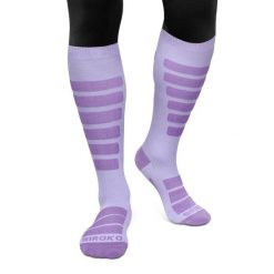 Skarpety do sportów zimowych unisex SIROKO Aoraki. Fioletowe skarpetki damskie SIROKO, bez wzorów. Za 106.00 zł.