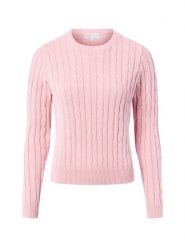 Marie Lund sweter bawełniany Kobiety Bawełna różowy, XXL. Czerwone swetry nierozpinane damskie Marie Lund, xxl, bez wzorów, z bawełny, klasyczne, bez kołnierzyka, bez ramiączek. Za 199.95 zł.
