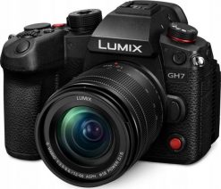 Aparat Panasonic Lumix GH7 + G Vario 12-60mm f/3.5-5.6 ASPH. Power O.I.S. (DC-GH7ME). Aparaty bezlusterkowce PANASONIC. Za 10,676.99 zł.