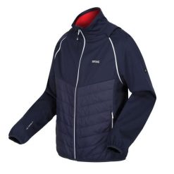 Hybrydowa kurtka wodoodporna Regatta Steren. Zielone kurtki męskie Regatta, na zimę, m, bez wzorów, z materiału, bez kaptura, outdoorowe. Za 195.99 zł.