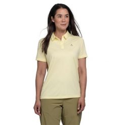 Koszulka polo damska Schöffel Circ Tauron. Żółte koszulki sportowe damskie Schöffel, bez wzorów, bez ramiączek. Za 269.99 zł.