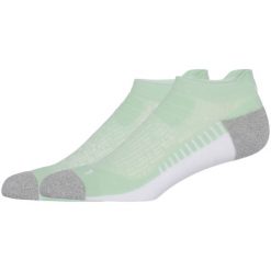 Skarpetki sportowe dla dorosłych ASICS Performance Run Sock Ankle. Zielone skarpetki damskie Asics, bez wzorów, z nylonu. Za 69.99 zł.