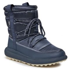 Śniegowce Helly Hansen. Niebieskie śniegowce damskie Helly Hansen, bez zapięcia. Za 539.99 zł.